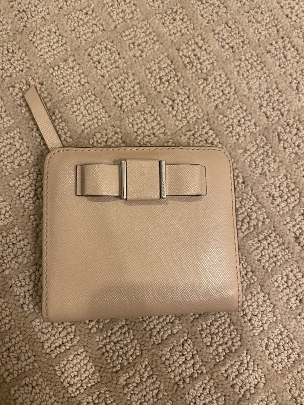 Coach Women’s Bow-Accent Compact Wallet - Nude